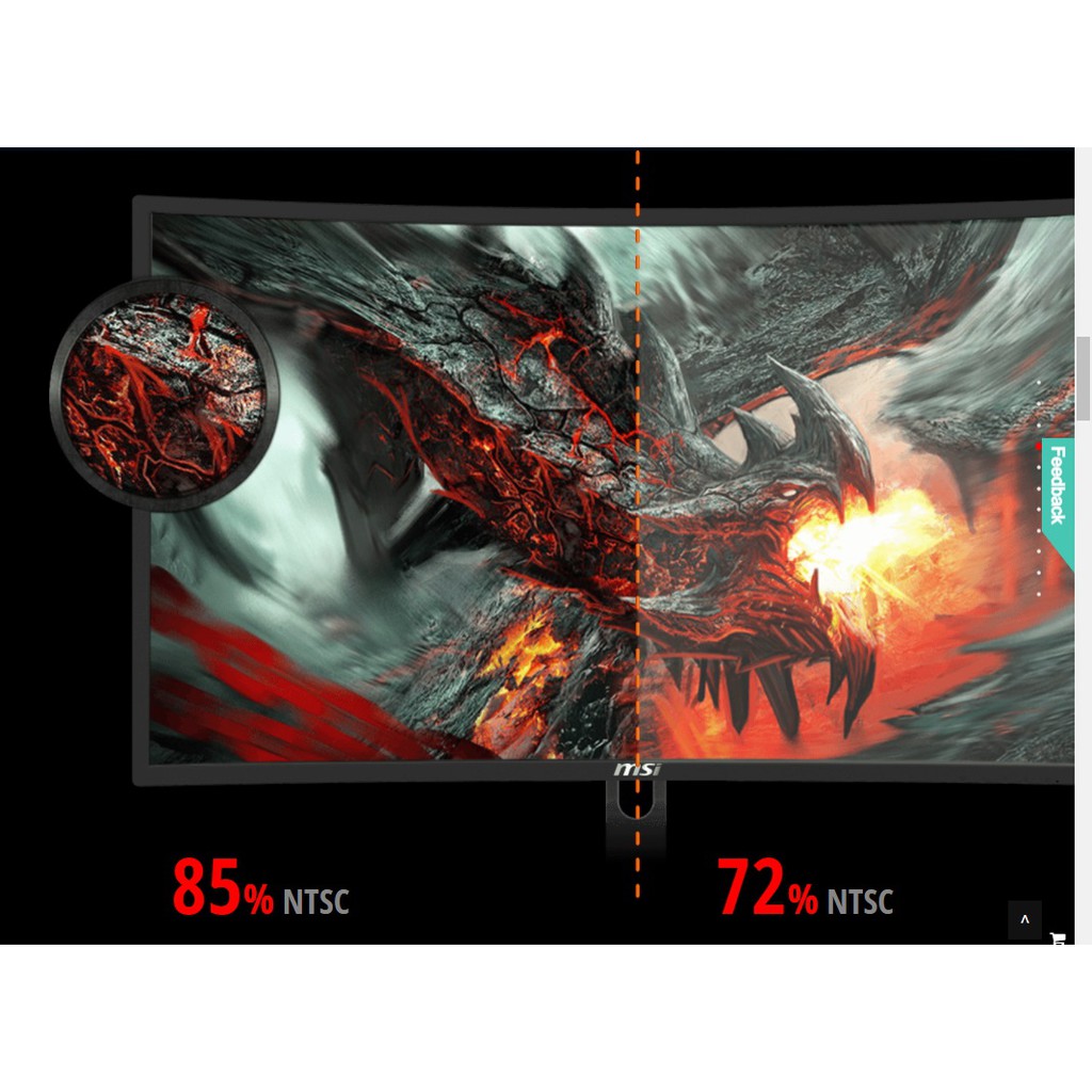 LED Monitor Gaming MSI Optix G241VC 24&quot; Curved - Optix G241VC