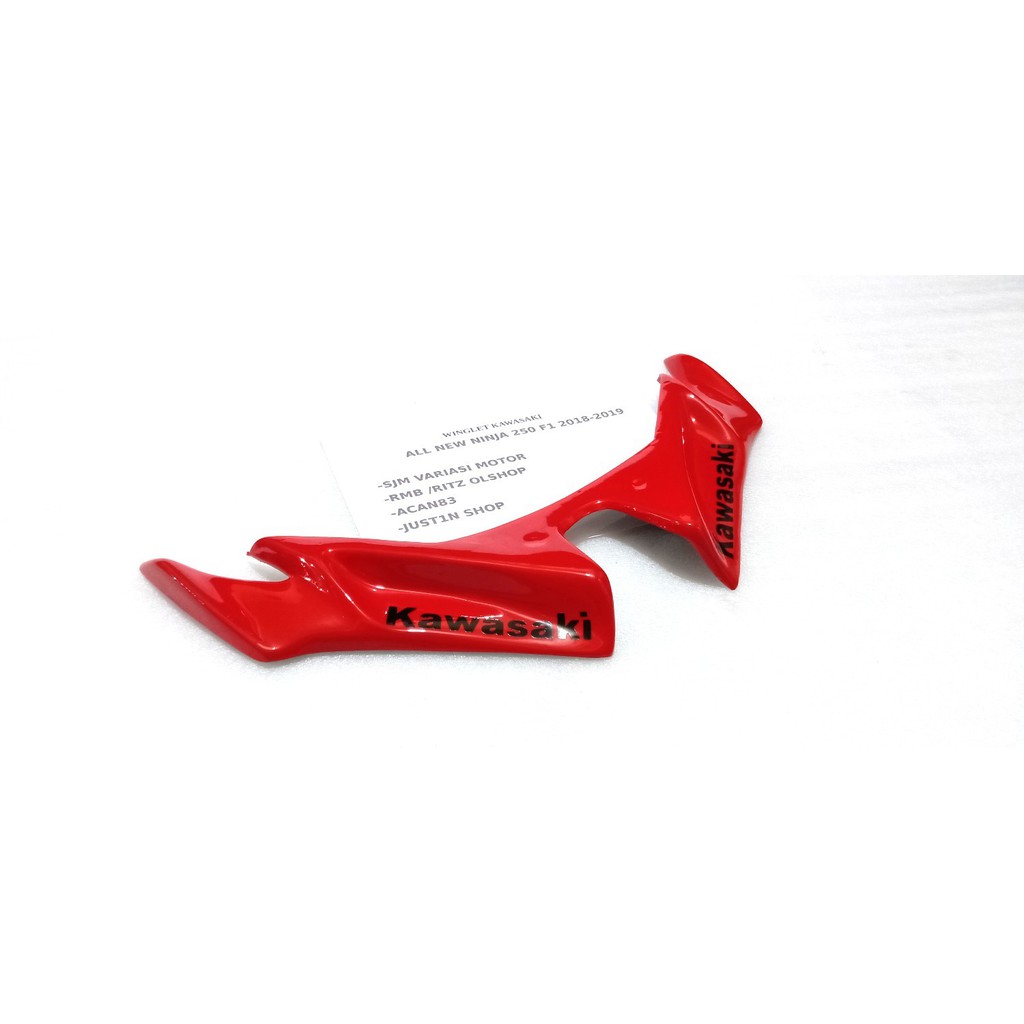 WINGLET NINJA 250 F1 NEW 2018-2019 WINGLET VARIASI KAWASAKI NINJA 250 F1 NEW