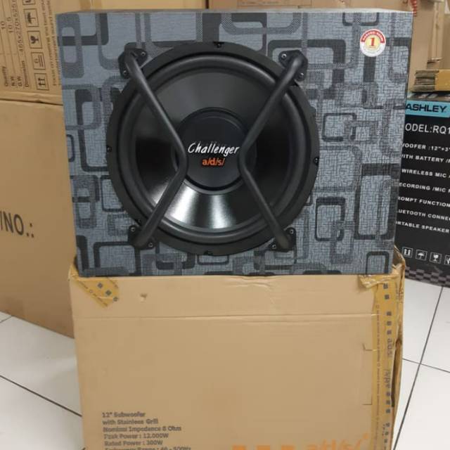 BASSTUBE aktif Subwoofer aktif 12 inch buat mobil ADS