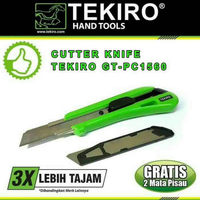 

Hello - 1 PC Cutter 18 mm / Kater Besar Tekiro 18mm / ORIGINAL 100% MADE IN JAPAN !!