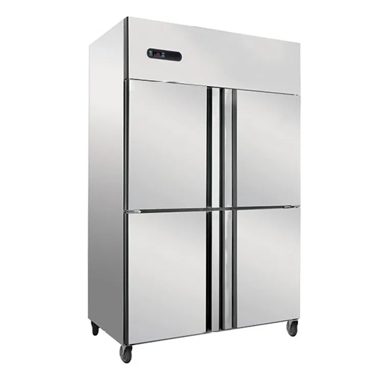 GEA S/S Upright Freezer Chiller URFC-1200-4D Combi Stainless Steel