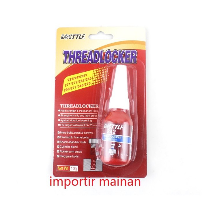 lem baut LOCTTLf 242 10ml high strenght threadlocker rc car brushless rc drone rakitan