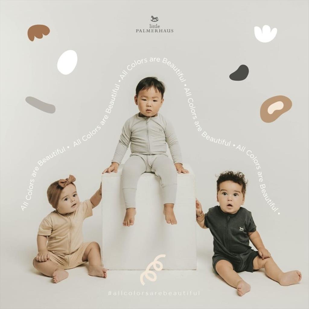 [NEW COLORS] LITTLE PALMERHAUS 1pcs Sleepsuit Panjang Zipper Sleepwear ( Piyama Bayi )