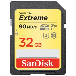 SanDisk Extreme SD Card 32GB UHS-I Card 90Mb/s Memory Card Kamera