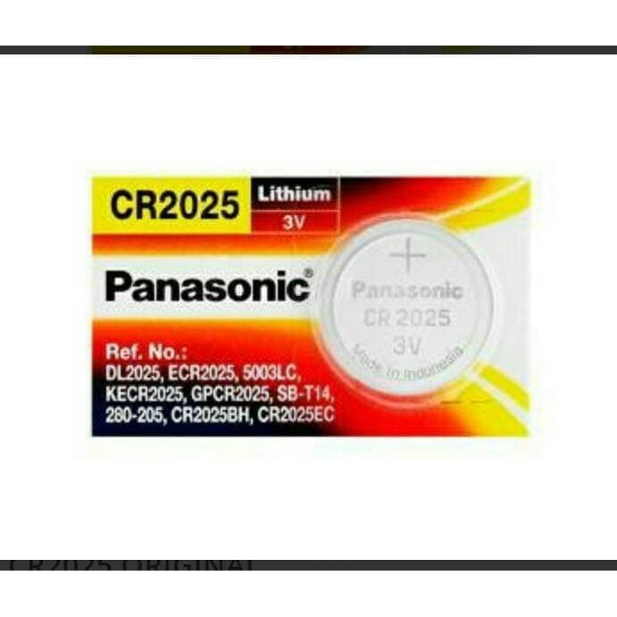 Baterai Batre Jam Kancing Cr2025 Cr 2025 Panasonic Original