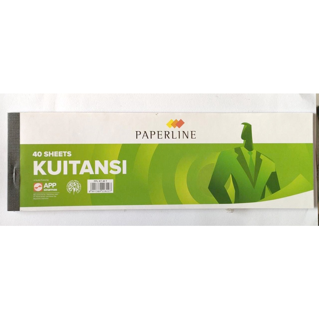 

Buku Kwitansi tanggung PAPERLINE/PPL KT 40 T (1PAK)10 buku