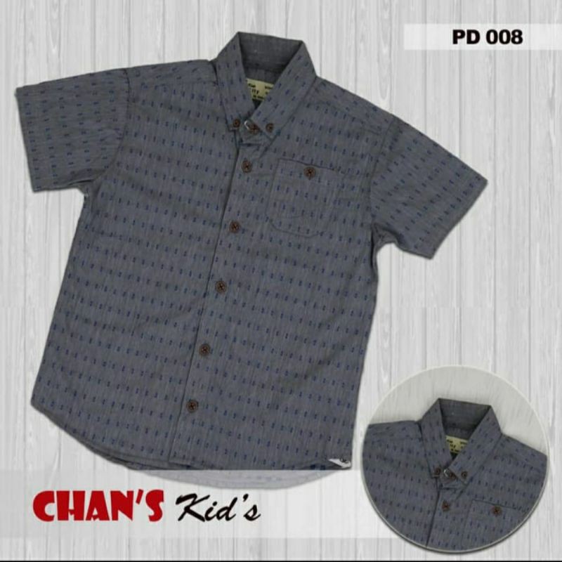 kemeja anak laki-laki katun/usia2-13tahun