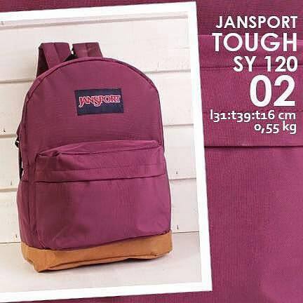 JANSPORT POLOS UKURAN STANDART MAROON TAS LAPTOP BL - TA020