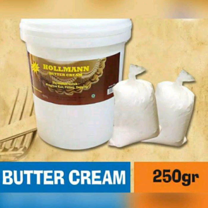 

Hollmann Butter Cream krim pelapis kue rasa vanilla
