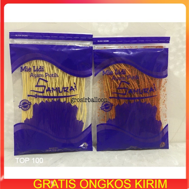 

Mie lidi 72gram camilan legendaris