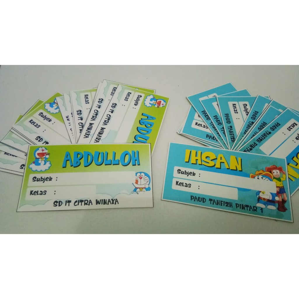 

STICKER LABEL MATA PELAJARAN