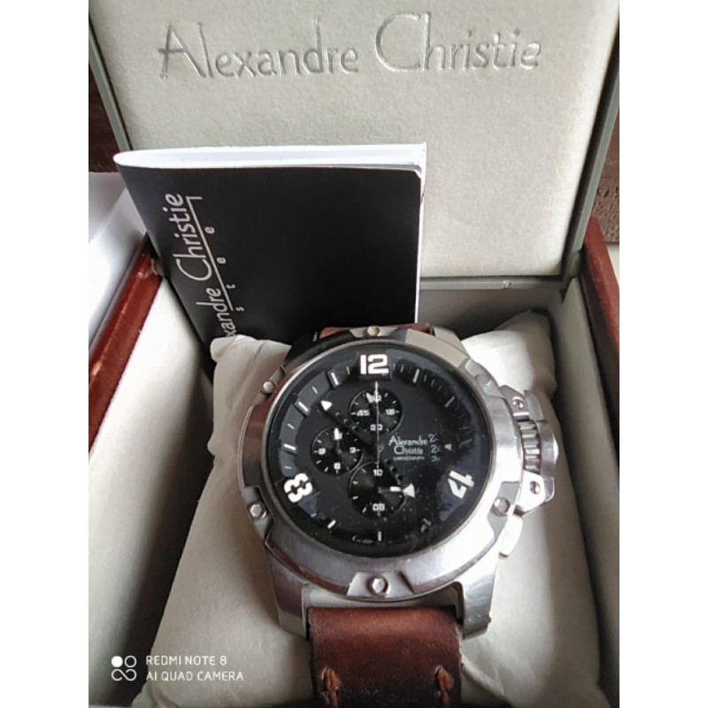 ( SOLD OUT )  Alexander Christie AC 6295 MC, full silver, full set, Quartz, second, all original
