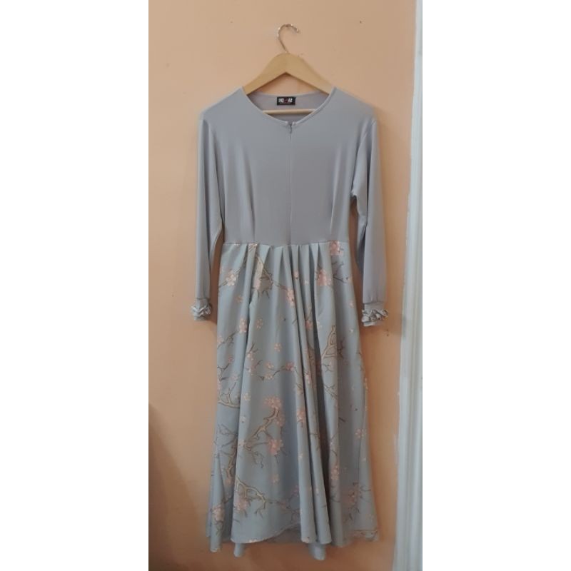 Preloved Dress Muslim Bunga