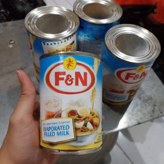 

Susu Evaporated putih (F&N) 380gr