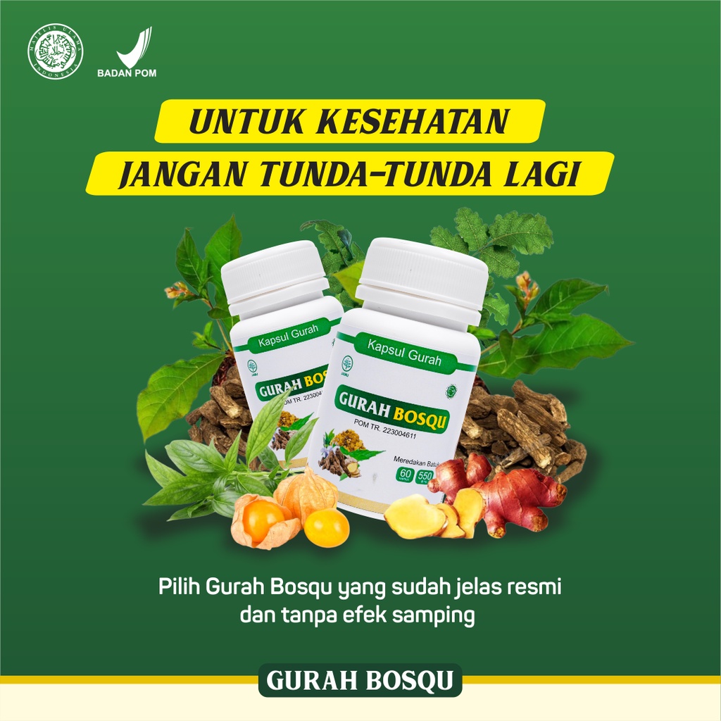 Gurah Bosqu obat tbc paru paruparu nafas sesak batuk sinusitis dan polip hidung menahun bronkitis kronis gurah dahak hidung fit bpom asli original ampuh