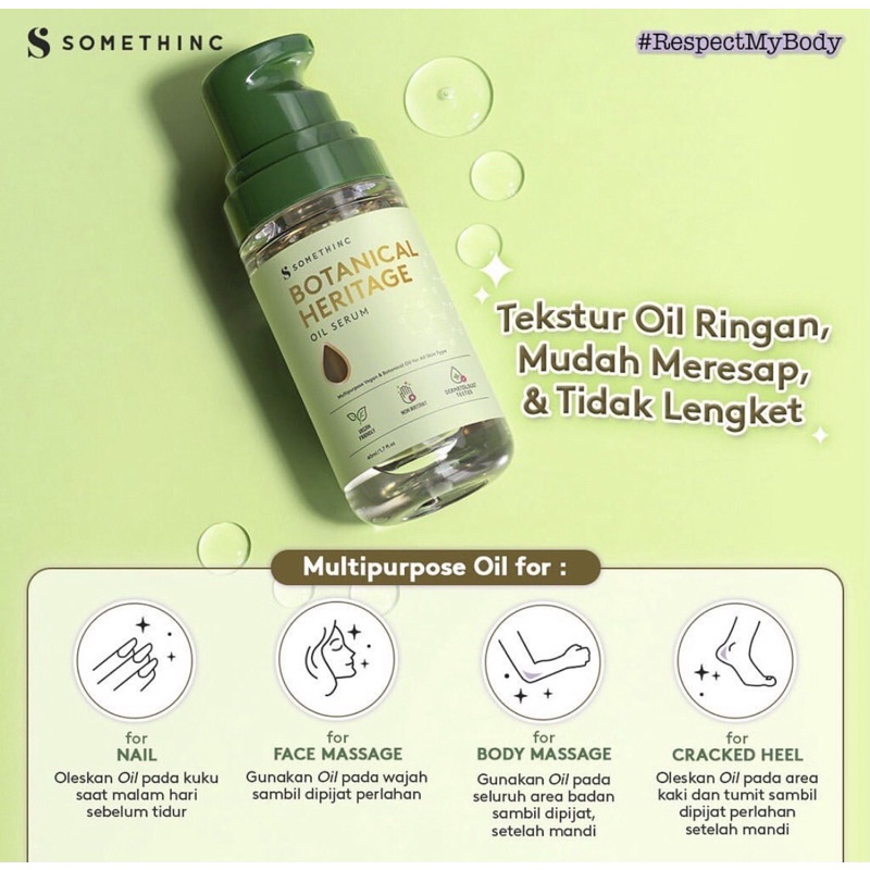 Somethinc Botanical Heritage Oil Serum 40ml