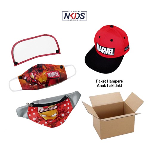 Paket Kado Ulang Tahun Anak Cowok TK / SD / Masker Anak