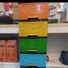 Laci plastik warna warni 4Tingkat/ laci plastik phylia/ laci plastik/ laci murah/