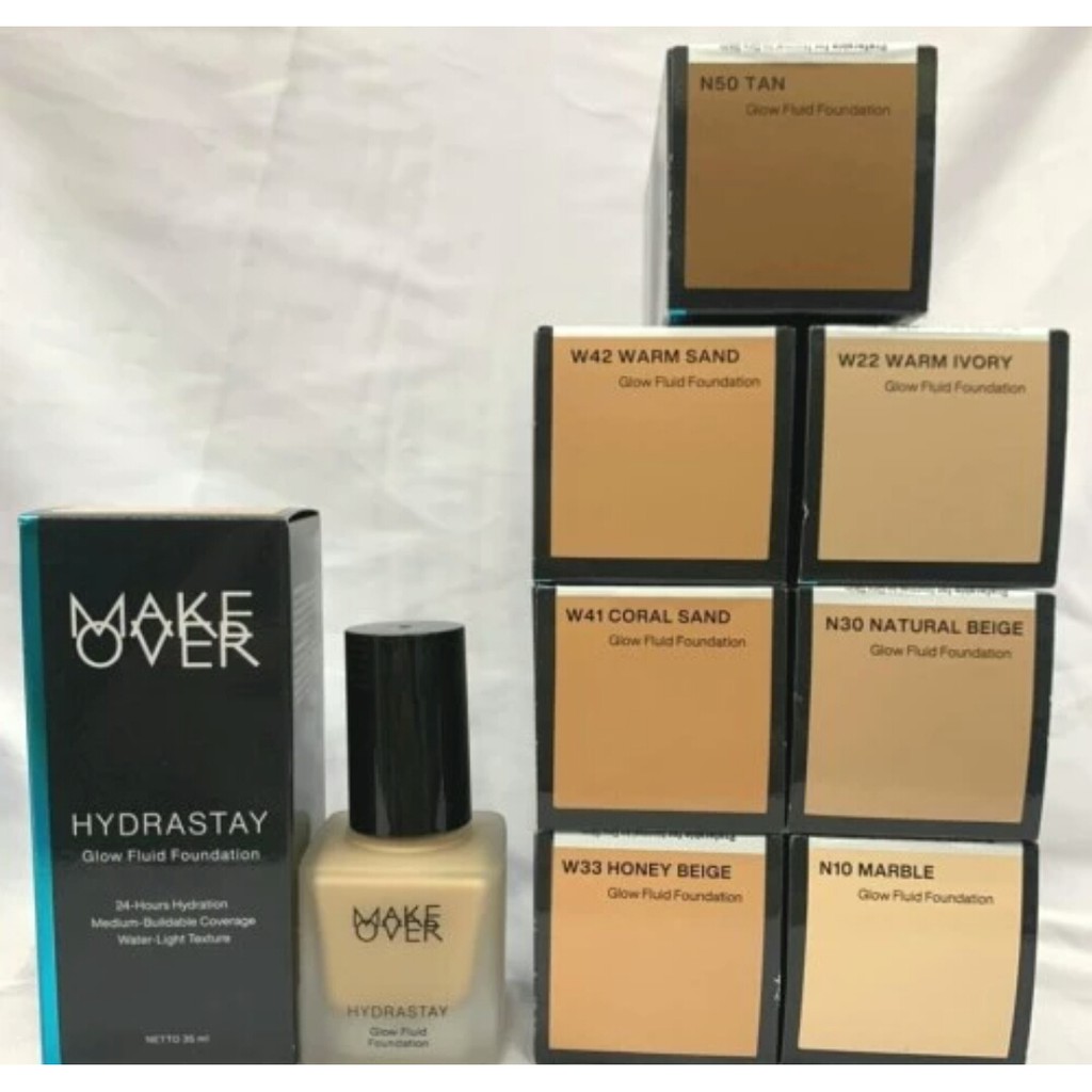 MAKE OVER Hydrastay Glow Fluid Foundation 35ml