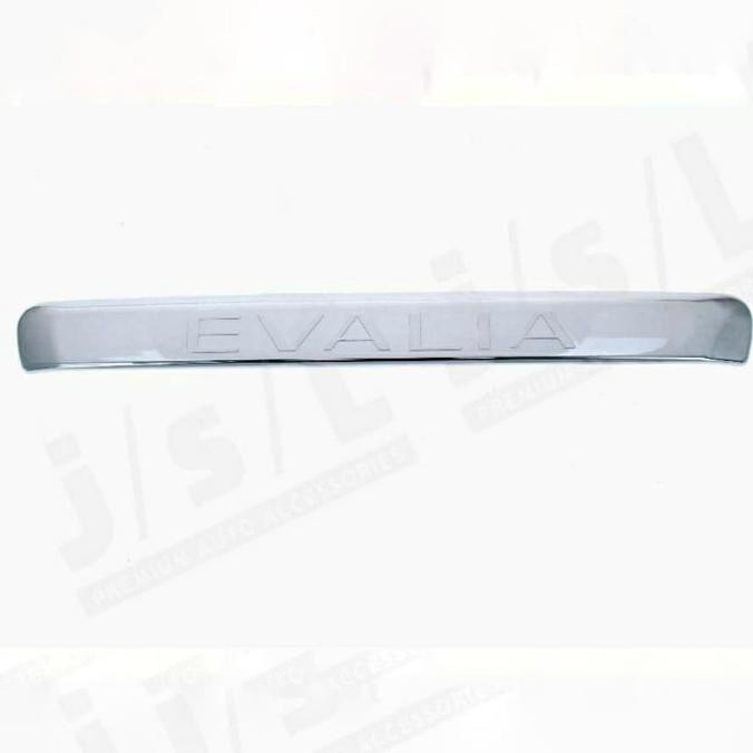 Evalia Cover Finisher pintu Bagasi Chrome trunk lid Nissan aksesoris
