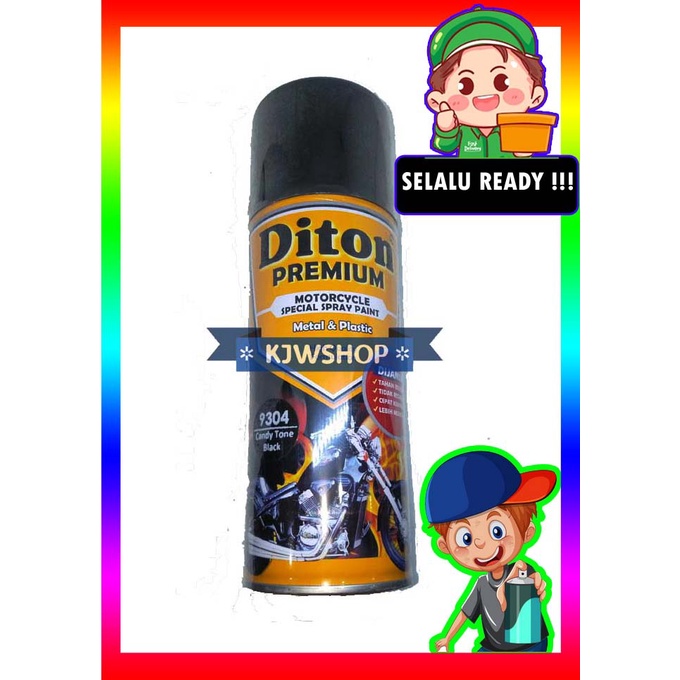 Diton Candytone Black 9304 DITON Candy Tone Hitam 9304 DITON PREMIUM Candytone Hitam 9304 400cc Cat 