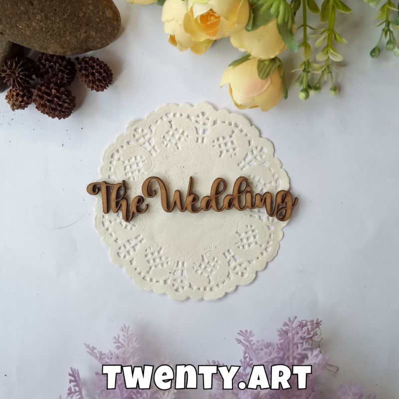 The Wedding 10x2,5cm MDF Lasercut