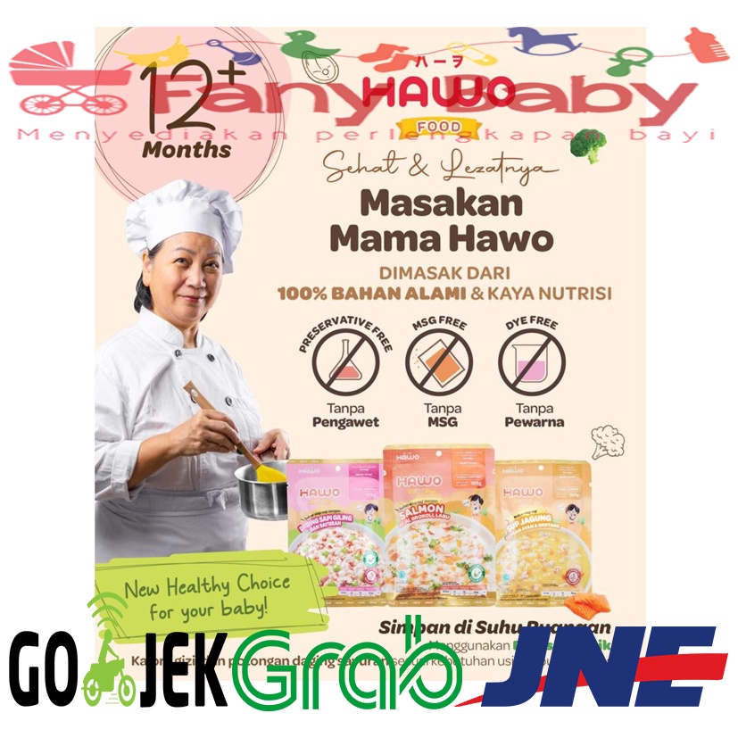 Hawo Baby Food Bubur Siap Saji 120gr