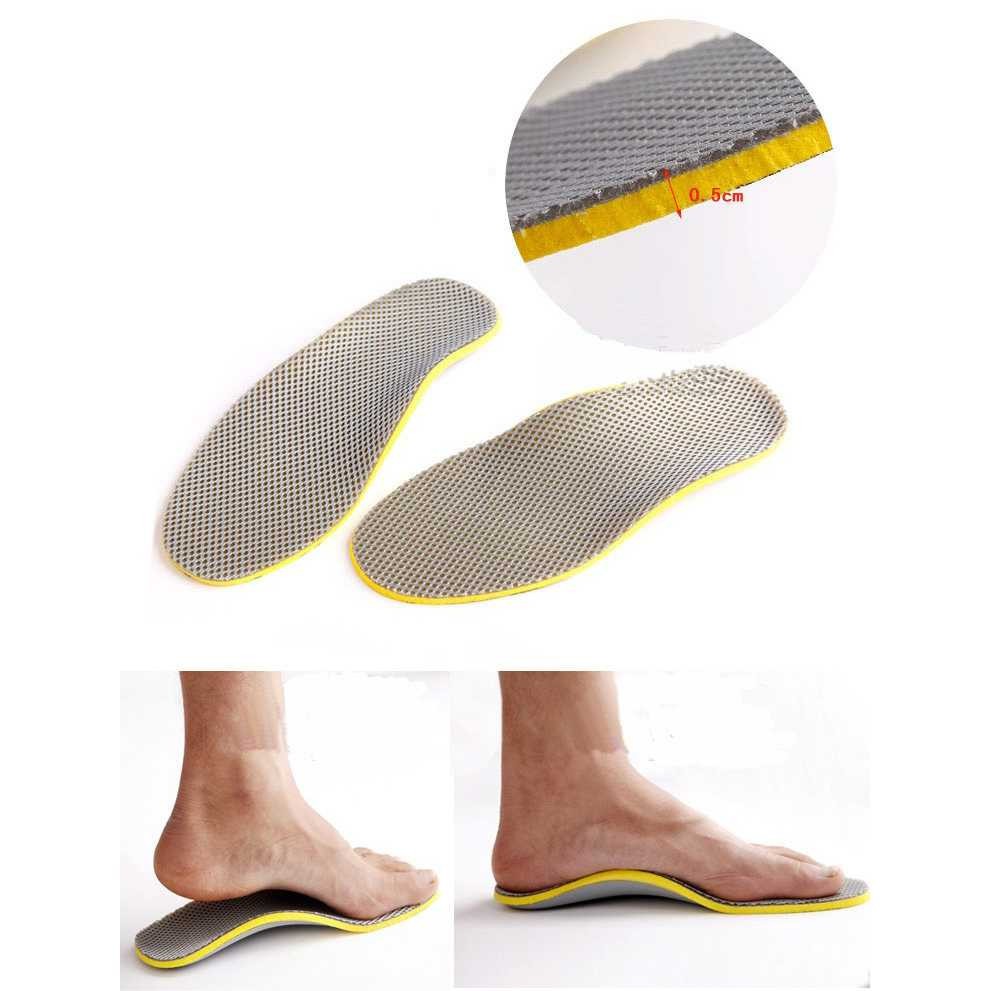 Sol Dalam Sepatu 3D Premium Orthotics Flat Foot Insole Tebal Empuk Alas Kaki Sepatu