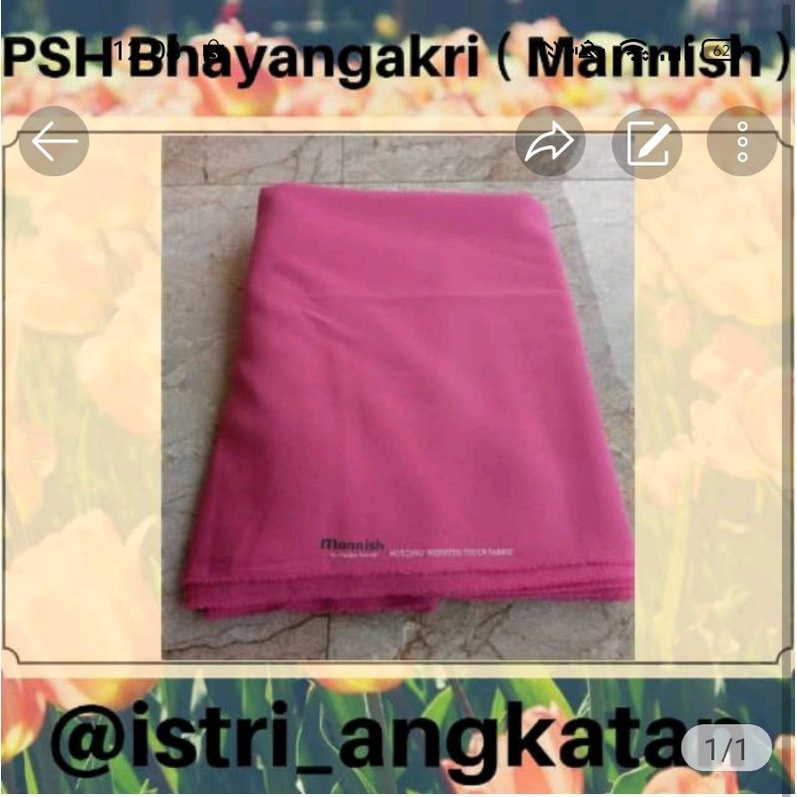 psh bhayangkari bahan manish 3 m