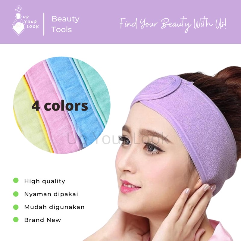 Headband facial mandi bando penahan rambut beauty tools alat kecantikan