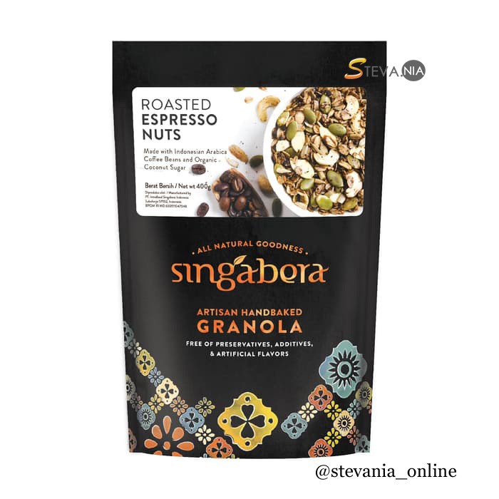 

Singabera Roasted Espresso Nuts Granola 400GR