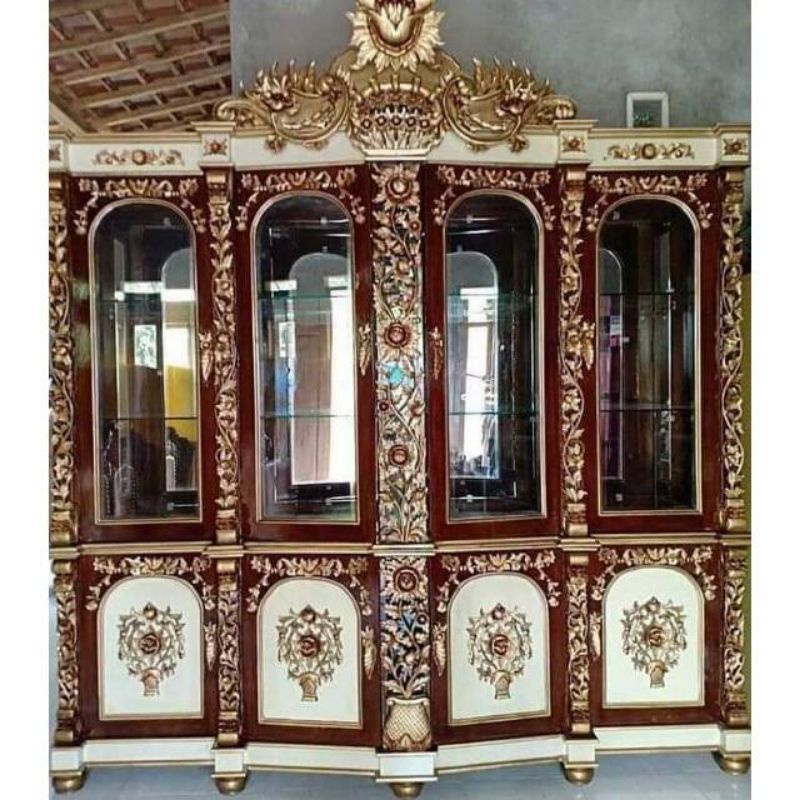 Bufet hias Shima kayu jati / bufet hias ukir Jepara kayu jati / furniture Jepara