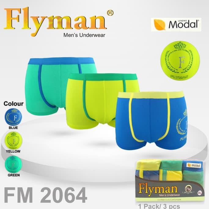 [[BISA COD]] Flyman Boxer Pria Dewasa | Pakaian Dalam Pria |Celana Dalam Pria