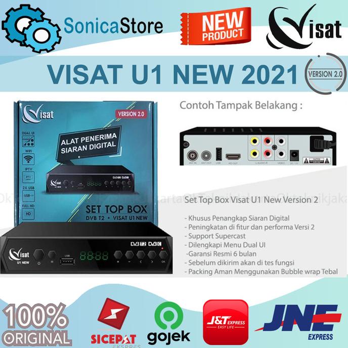 Set Top Box Visat U1 DVB-T2 New Version 2021