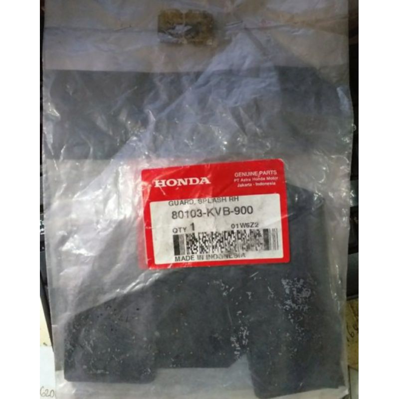 Guard Splash RH Kepet Karpet Karet Pelindung Cipratan Air di Spakbor Vario 110 CW Ori 80103KVB900