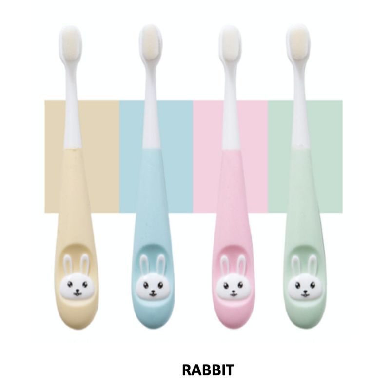 KURU Training Toothbrush Sikat Gigi Bayi / Anak Silicone Bulu Halus