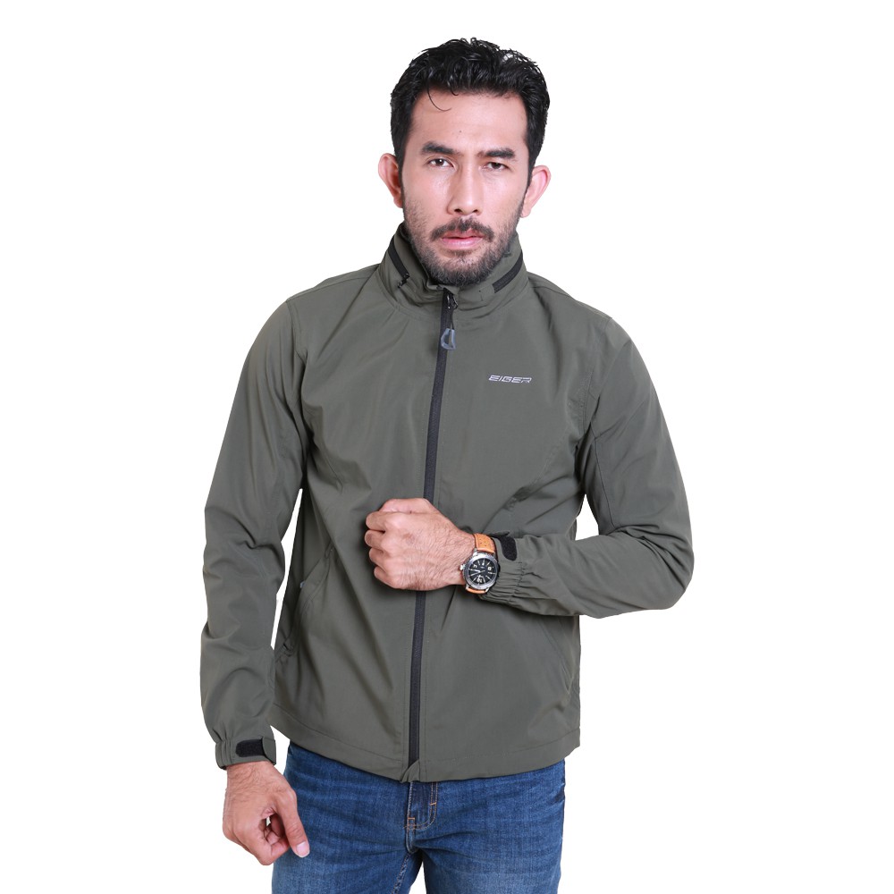  Eiger  Riding Velocity OL Jacket  Olive Shopee Indonesia