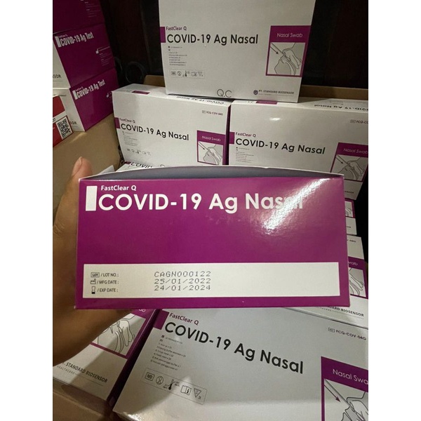 Swab Antigen Biosensor Fast Clear Nasal isi 25 Pcs Original