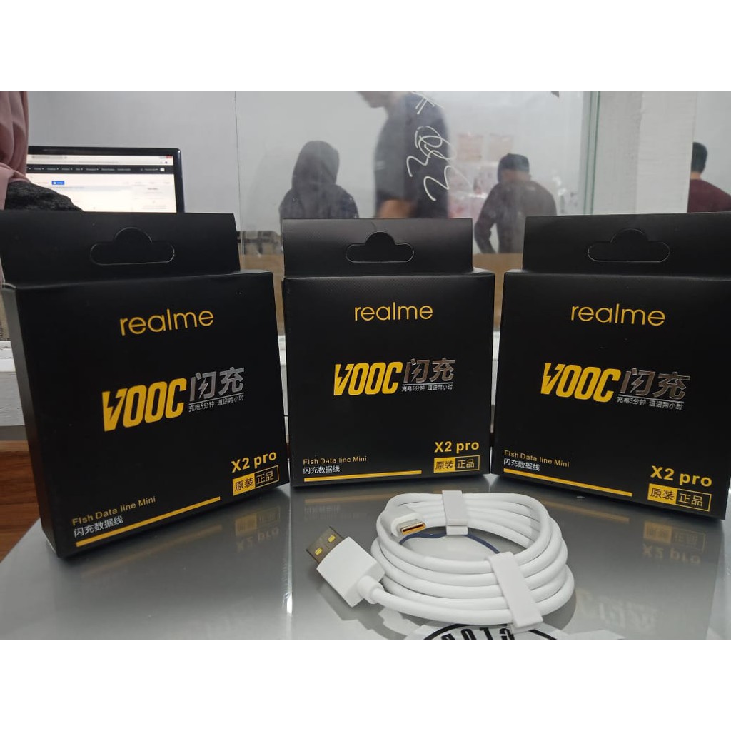 KABEL DATA ORIGINAL REALME 5 PRO / XT / X2 PRO USB TYPE C SUPER VOOC FAST CHARGING [kk]