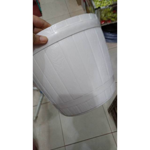 Pot bunga plastik 32cm