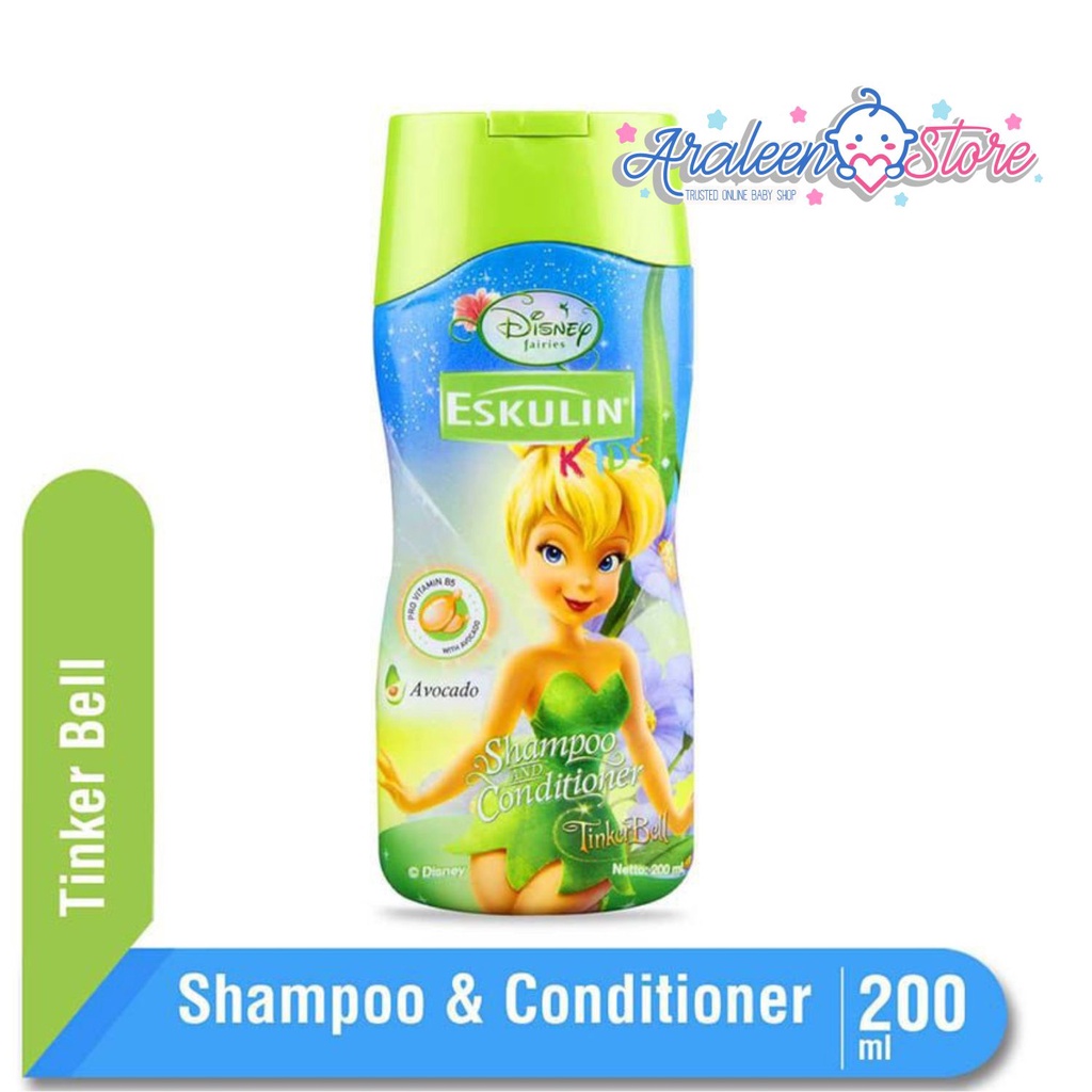 ESKULIN Kids Shampoo Conditioner TinkerBell Avocado 200 ml