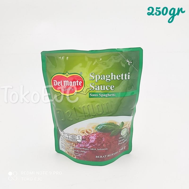 

Delmonte Spagetty Sauce / Saus Spagetty 250gr