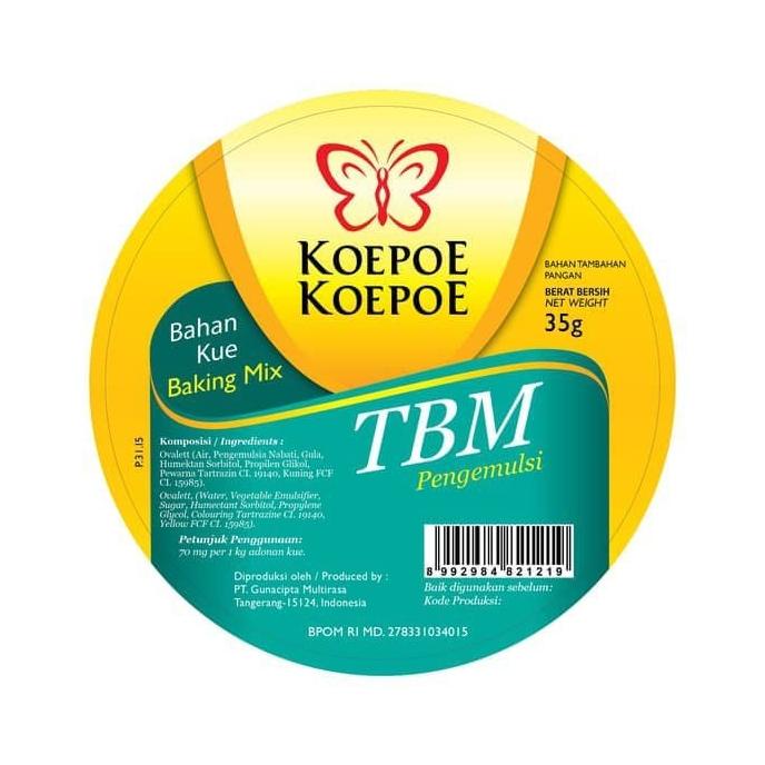 

koepoe KoepoeTBM / Bahan Kue TBM / Pengemulsi / Baking Mix 35g