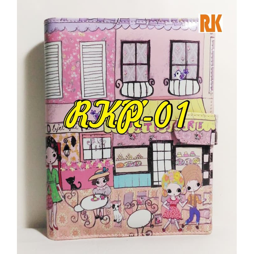 

BD--67 Binder KULIT SINTETIS 20 Ring Paris Patisserie (RKP-01)