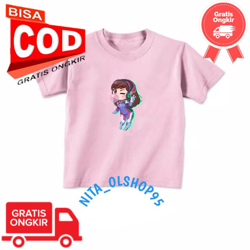 baju anak kartu, baju anak lucu, baju anak karakter robot girl