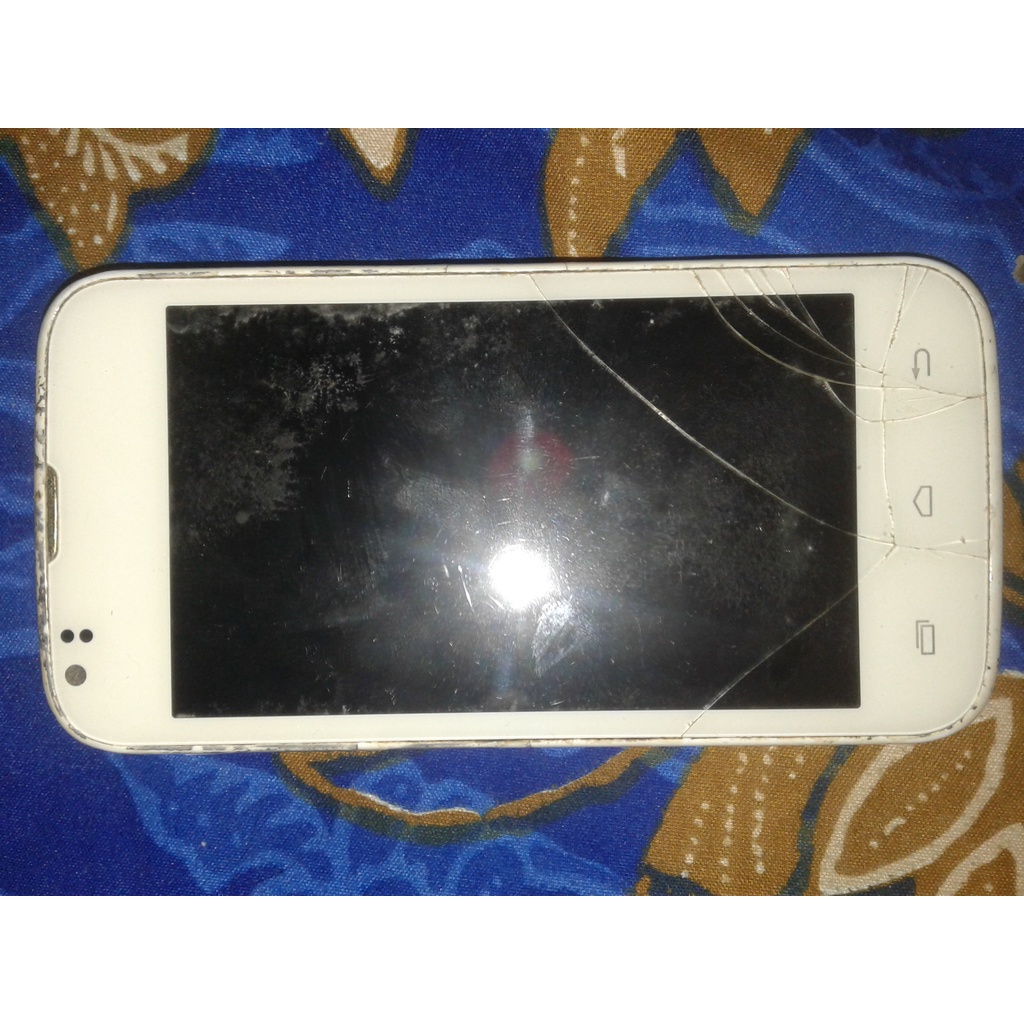 HP Android Evercoss a28m bekas normal minus murah second