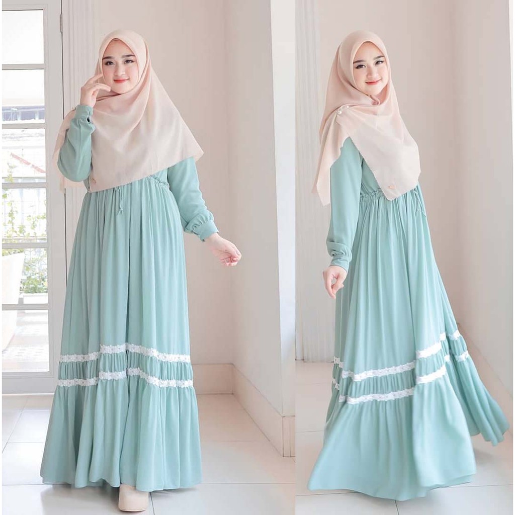 SYAFIRA DRESS | BAJU GAMIS FASHION MUSLIM WANITA CANTIK BUSUI TERBARU | BEST SELLER | MURAH TERLARIS