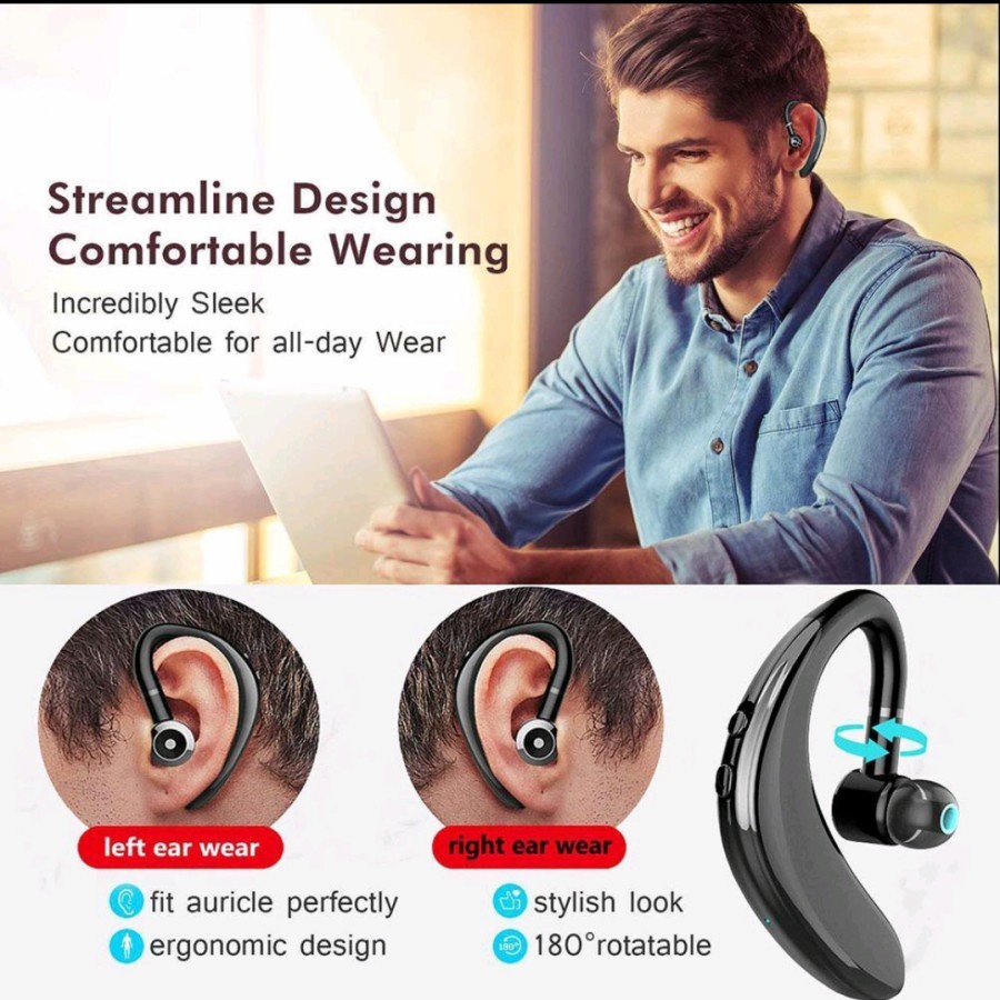 Headset - Earphone Bluetooth S109 (Kuping)