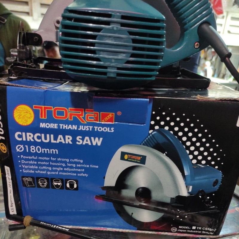 circular Saw TORA (180mm) /mesin belah kayu/mesin potong kayu 7inch TORA