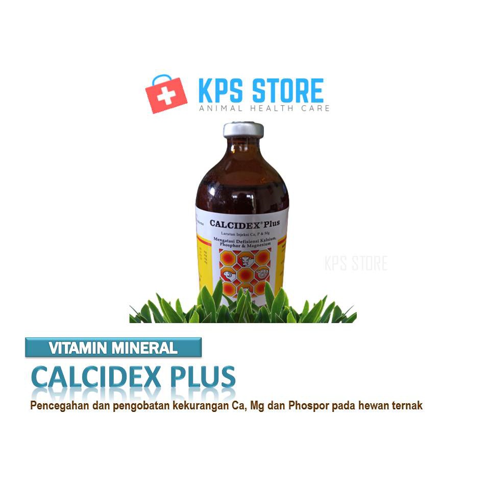 CALCIDEX PLUS Inj 100 ml / VITAMIN MINERAL TERNAK